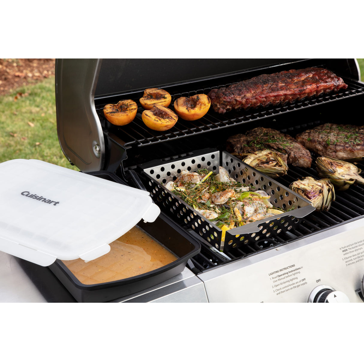 Cuisinart Marinade and Grilling Basket Set