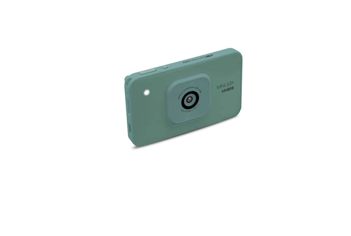 Minolta MNS10 Super Slim 48MP Digital Camera, 4K Ultra HD Video, AI Filters, Teal