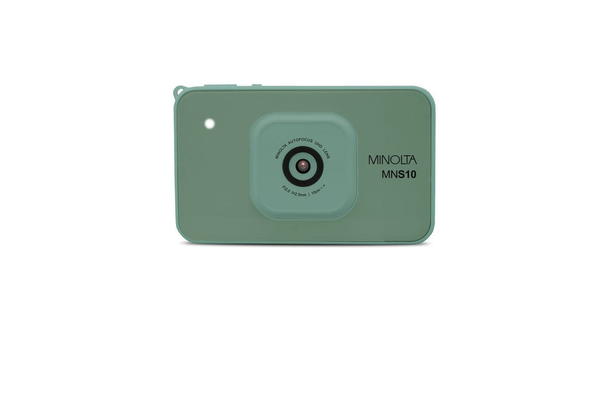 Minolta MNS10 Super Slim 48MP Digital Camera, 4K Ultra HD Video, AI Filters, Teal