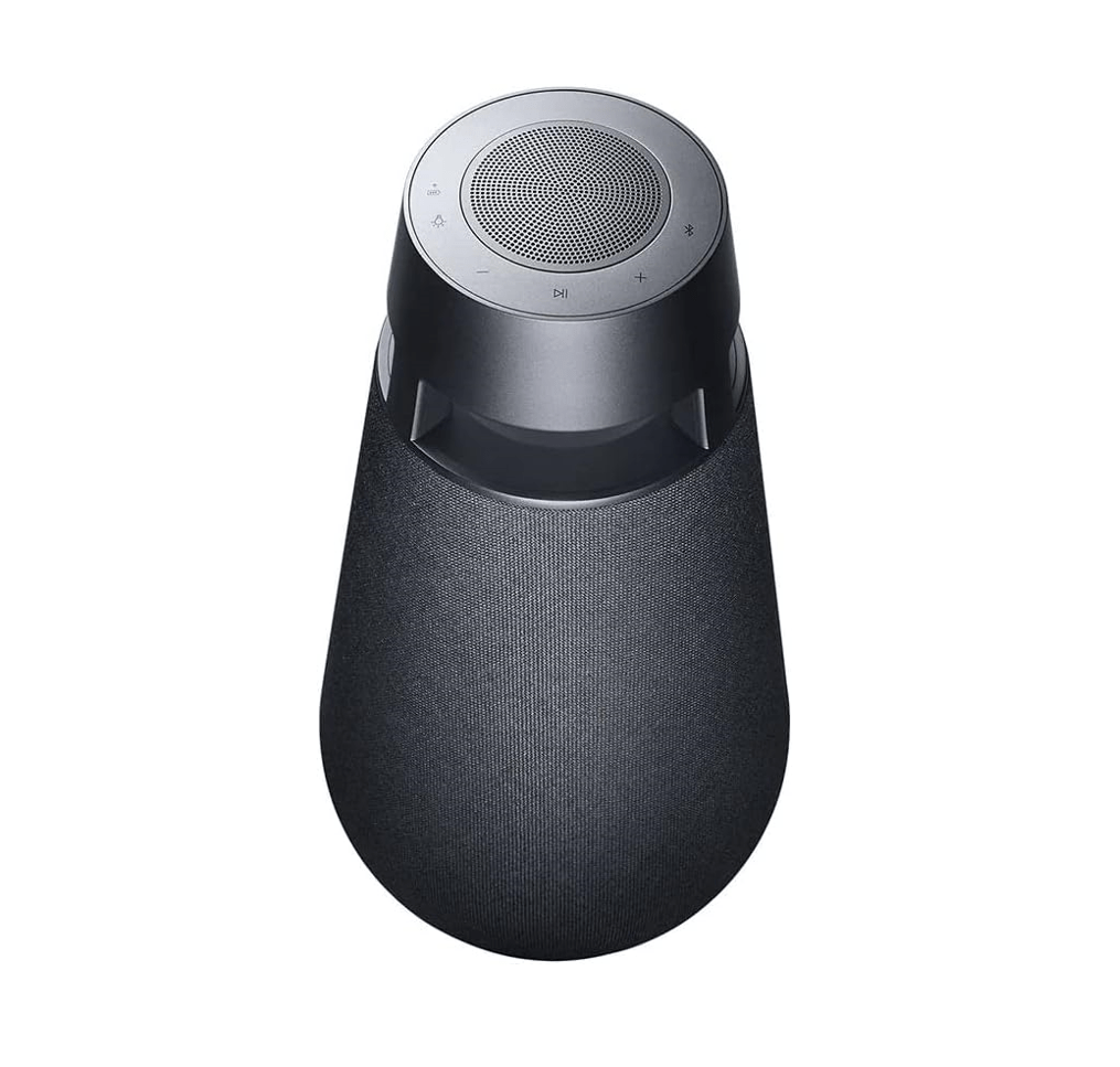 LG XBOOM 360 Portable Bluetooth Speaker, Immersive 360° Sound, Mood Lighting & 24-Hour Battery Life, Black
