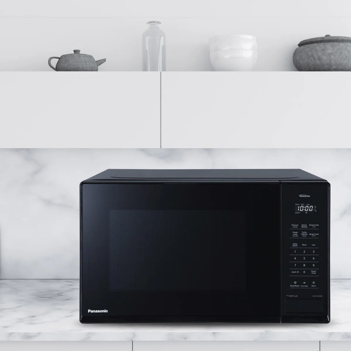 Panasonic 1.3 Cubic Ft 1200 Watt Microwave Oven, Black - Certified Refurbished