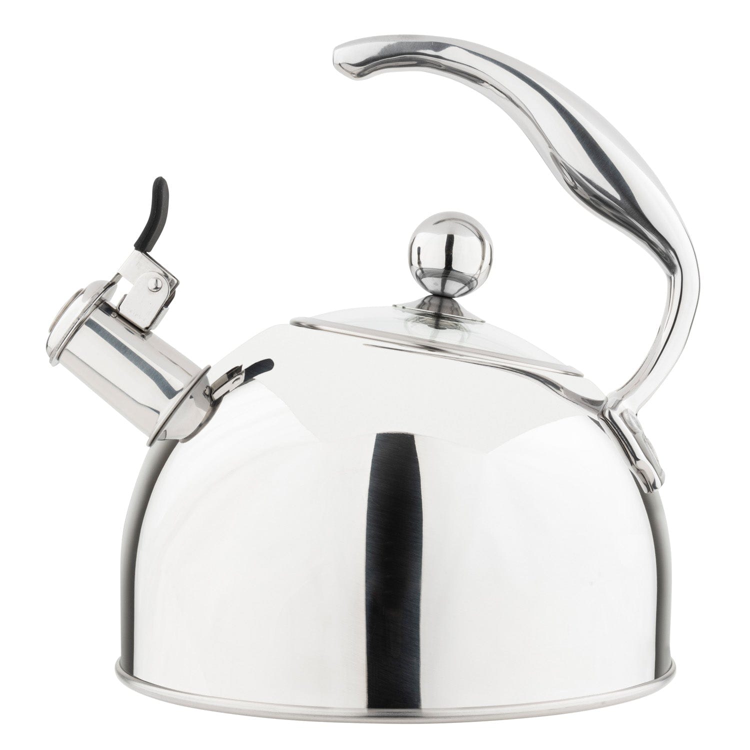 Viking 2.6-qt Stainless Steel Whistling Kettle with 3-Ply Base, Mirror Finish