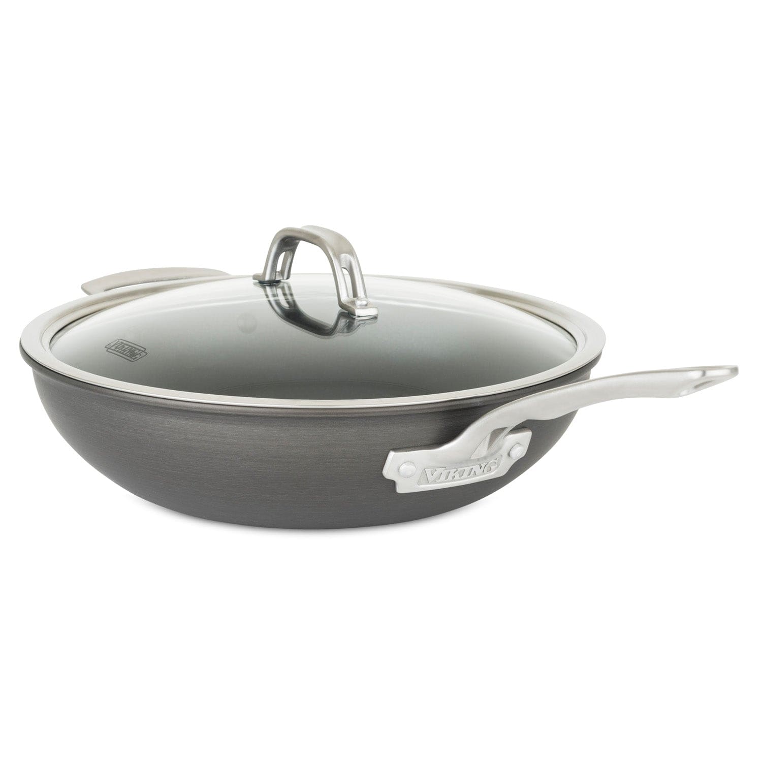 Viking Hard Anodized Nonstsick 12" Covered Chef's Pan