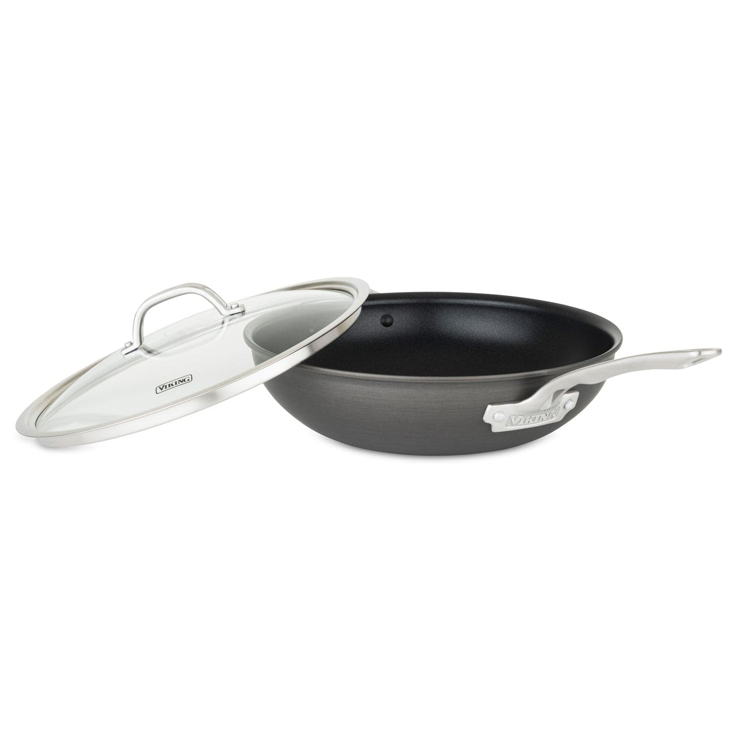Viking Hard Anodized Nonstsick 12" Covered Chef's Pan