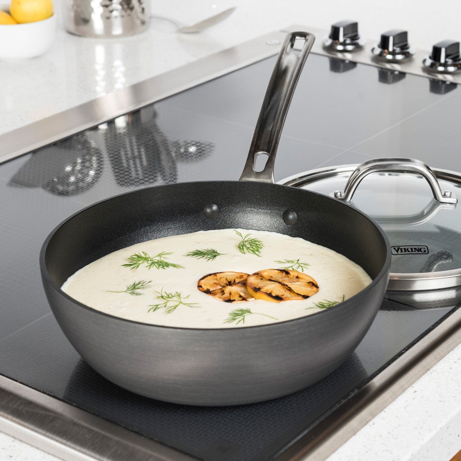 Viking Hard Anodized Nonstick 3-qt Saucier Pan