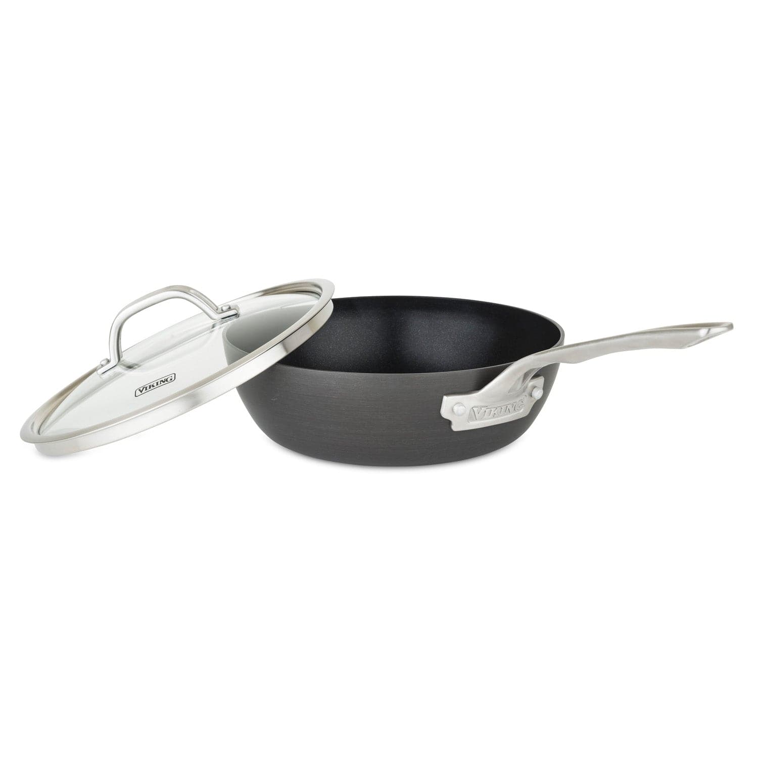 Viking Hard Anodized Nonstick 3-qt Saucier Pan