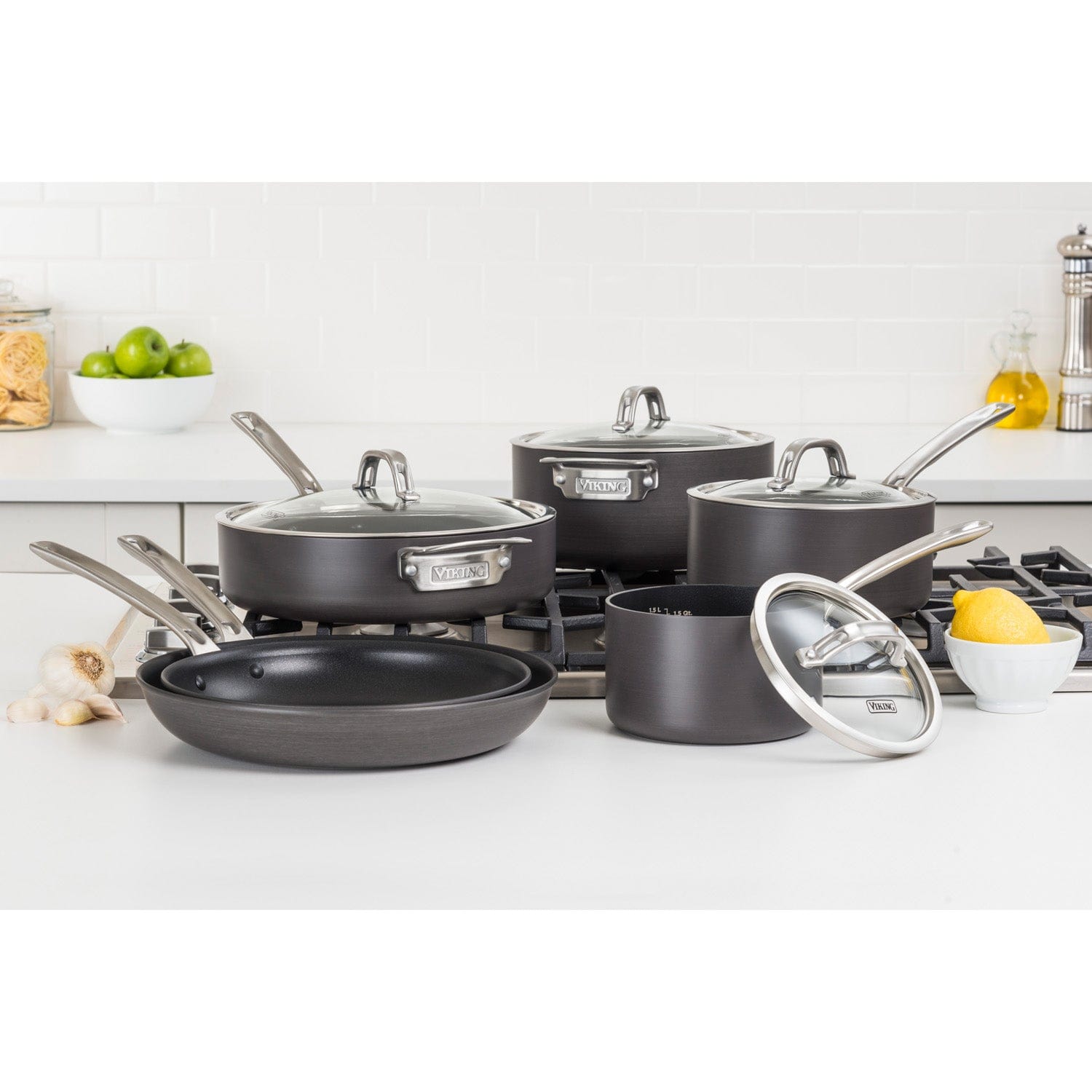 Viking Hard Anodized Nonstick 10-pc Cookware Set
