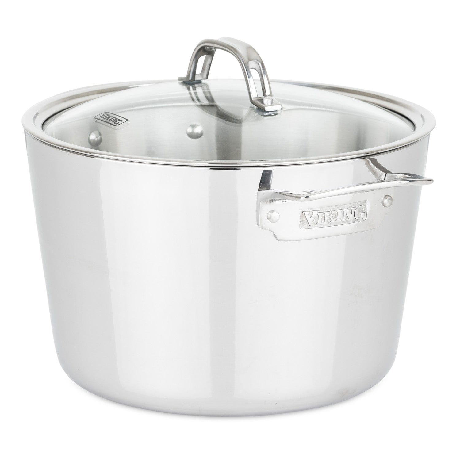 Viking Contemporary 3-Ply 8-qt Stock Poot, Mirror Finish