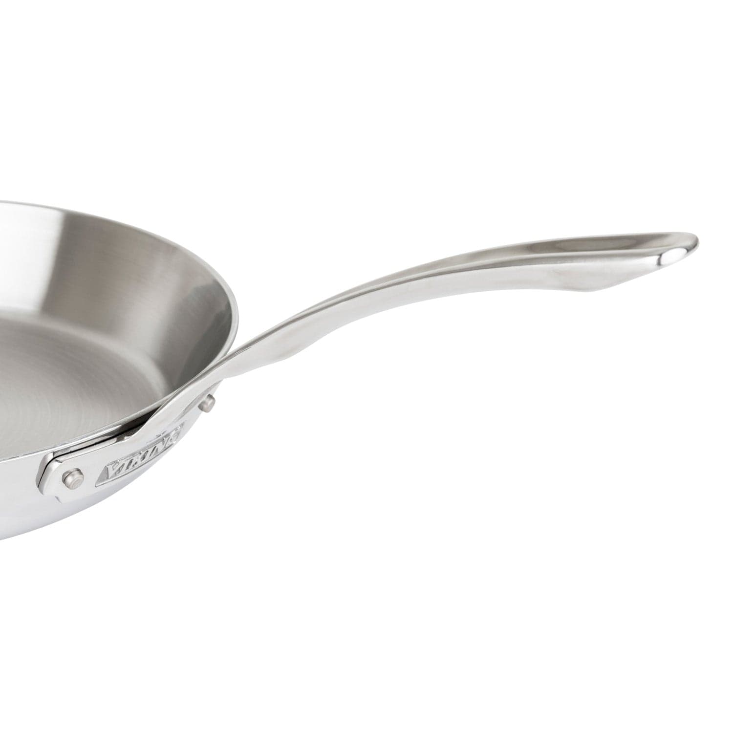 Viking Contemporary 3-Ply 12-inch Fry Pan, Mirror Finish