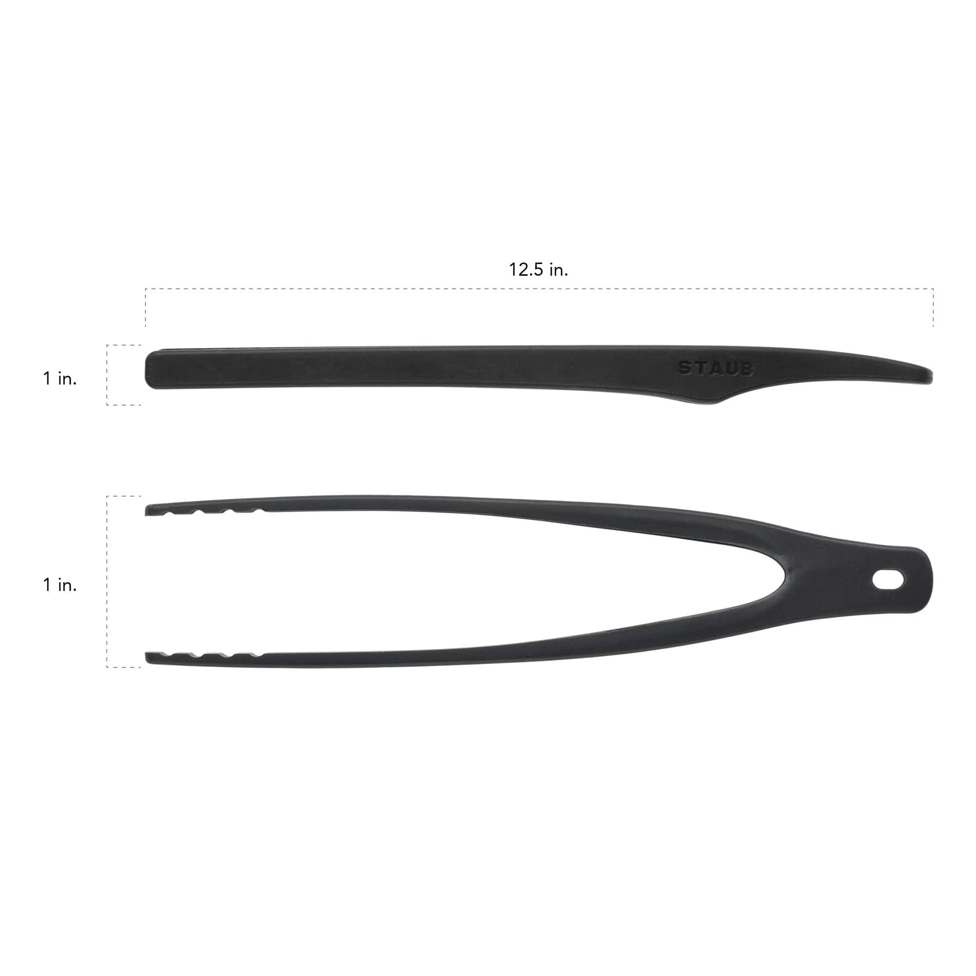 Staub Silicone Tongs, BPA-Free Cooking Utensil