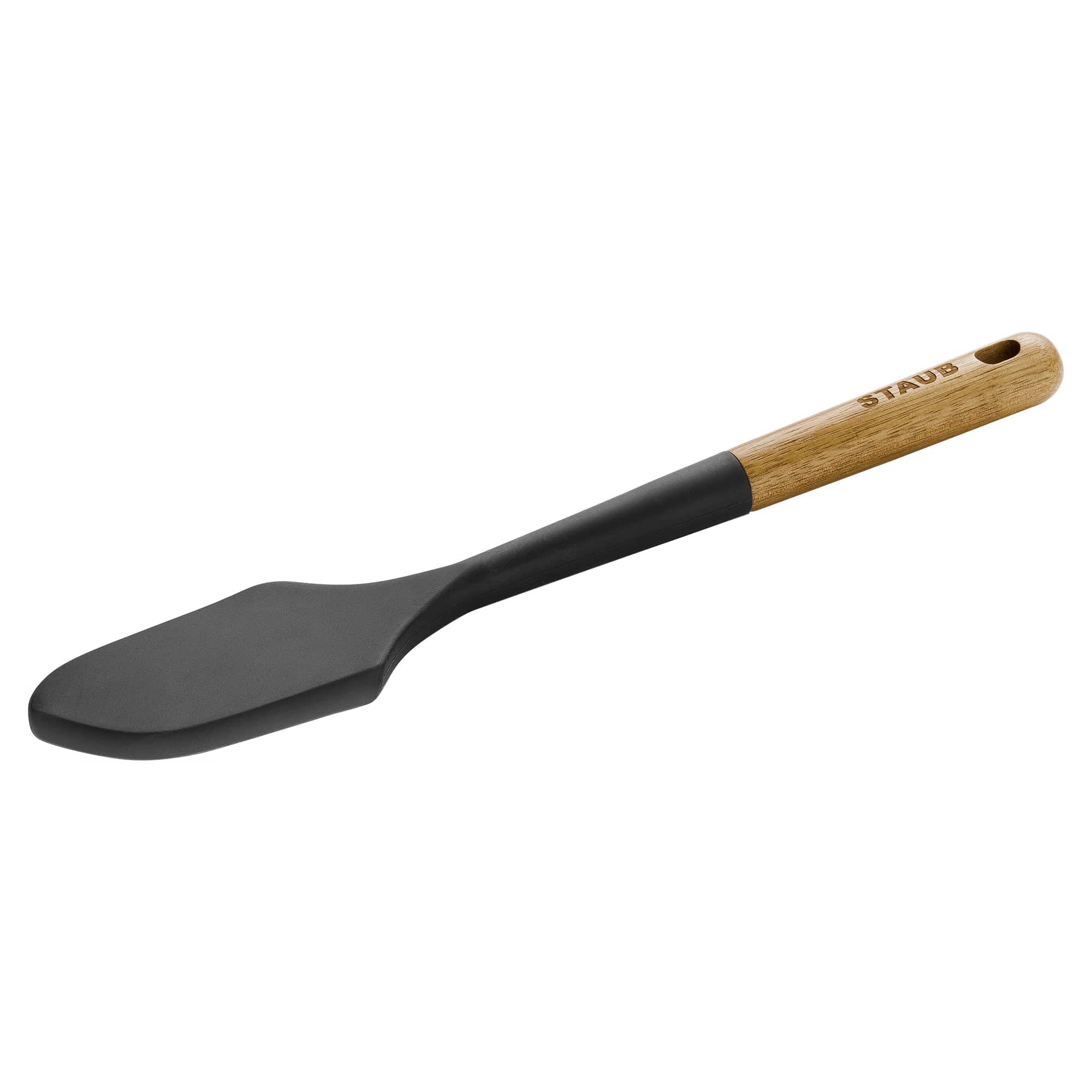 Staub Silicone Spatula, BPA-Free Cooking Utensil with Wood Handle