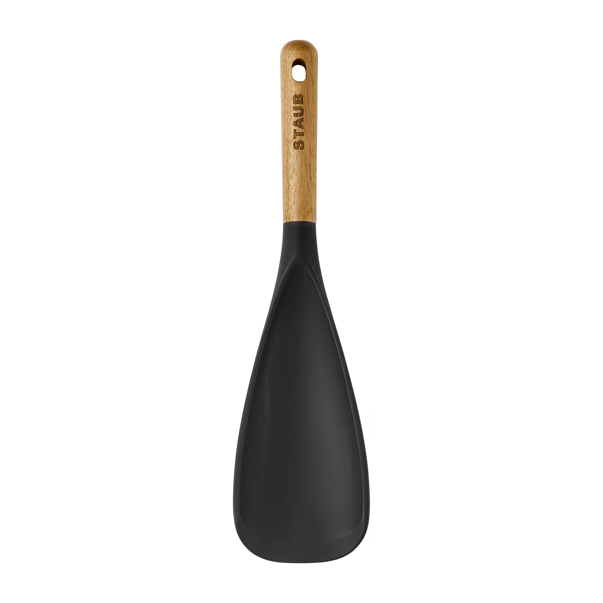 Staub Silicone with Wood Handle Cooking Utensil, Multi-function Spatula Spoon