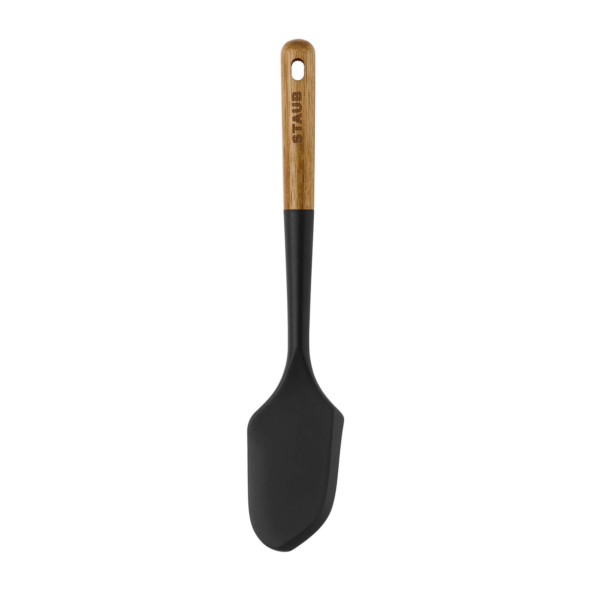 Staub Silicone Spatula, BPA-Free Cooking Utensil with Wood Handle