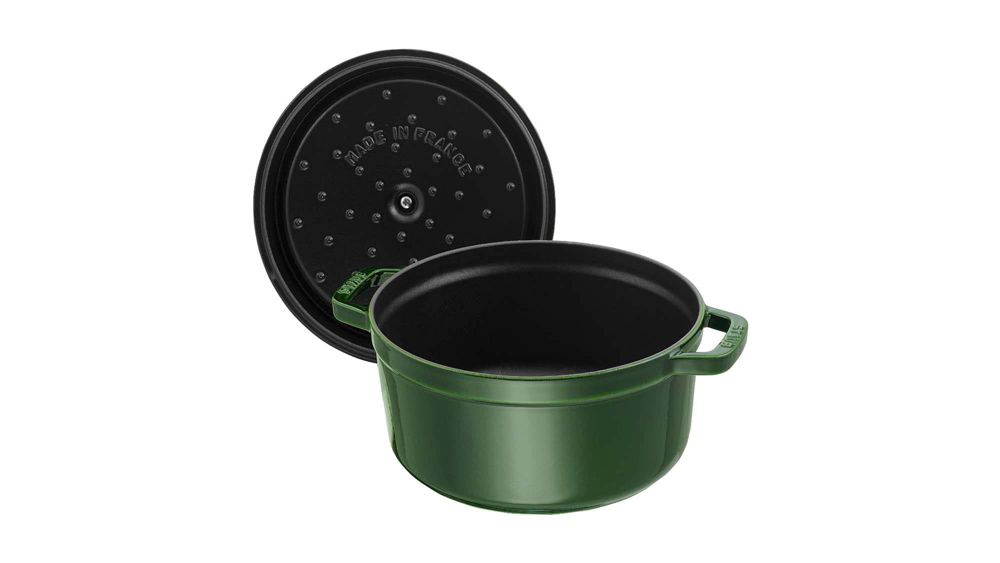 Staub Cast Iron 2.75-qt Round Cocotte, Dutch Oven - Basil