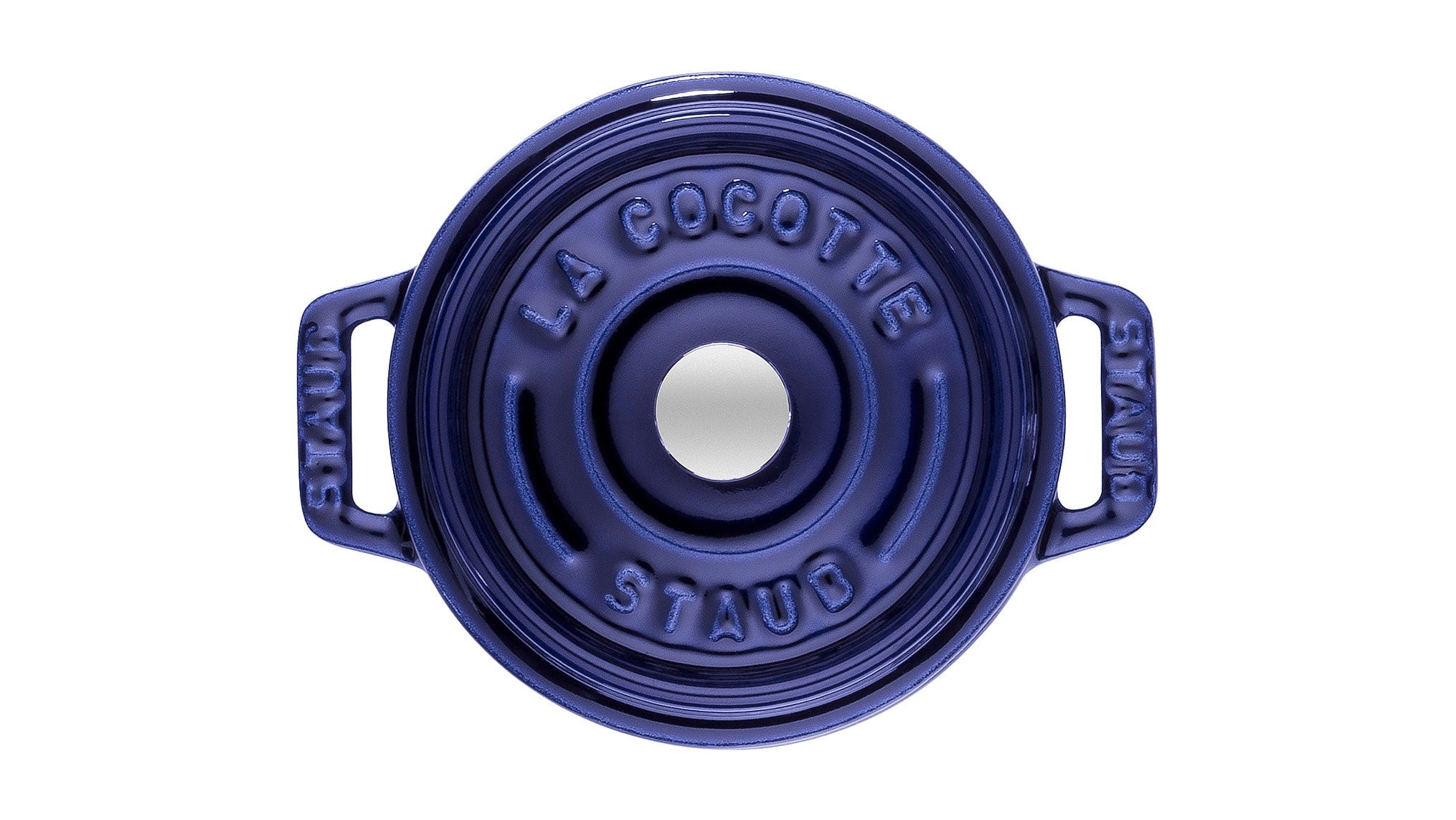 Staub Cast Iron 2.75-qt Round Cocotte, Dutch Oven - Dark Blue