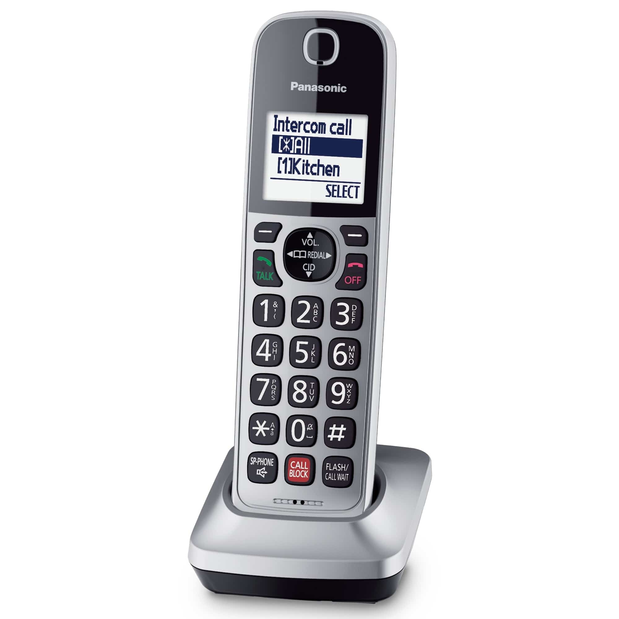 Panasonic Cordless Phone with Advanced Call Block - Certified Refurbished
