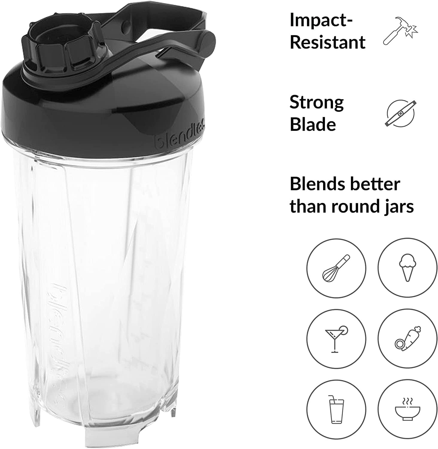 Blendtec Blendtec Go Travel Jar, 30 oz, Clear