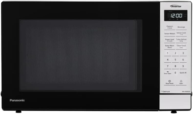 Panasonic 1.2 cu. ft. 1250W Inverter Microwave, Black - Certified Refurbished