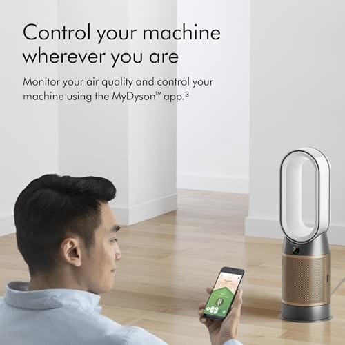 Dyson HP09 Purifier Hot+Cool Formaldehyde, White/Gold
