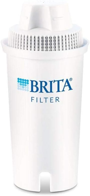 Brita Replacement Water Filter, for Dispensers + Pitchers, White