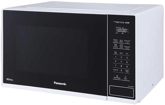 Panasonic Mid-Size 1.3 cu. ft. 1200W Inverter Technology Microwave Oven with Genius Sensor Cooking, White - Certified Refurbished