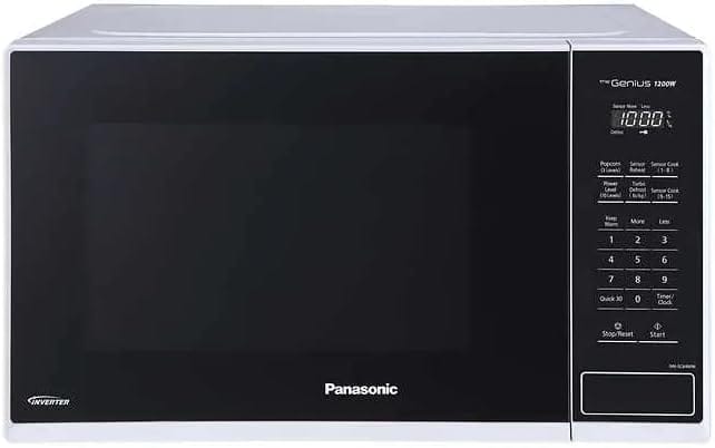Panasonic Mid-Size 1.3 cu. ft. 1200W Inverter Technology Microwave Oven with Genius Sensor Cooking, White - Certified Refurbished