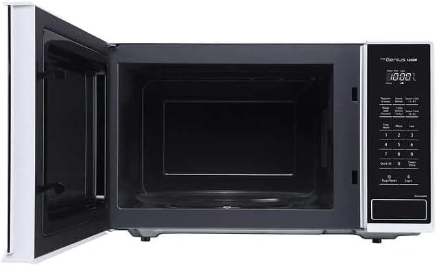 Panasonic Mid-Size 1.3 cu. ft. 1200W Inverter Technology Microwave Oven with Genius Sensor Cooking, White - Certified Refurbished