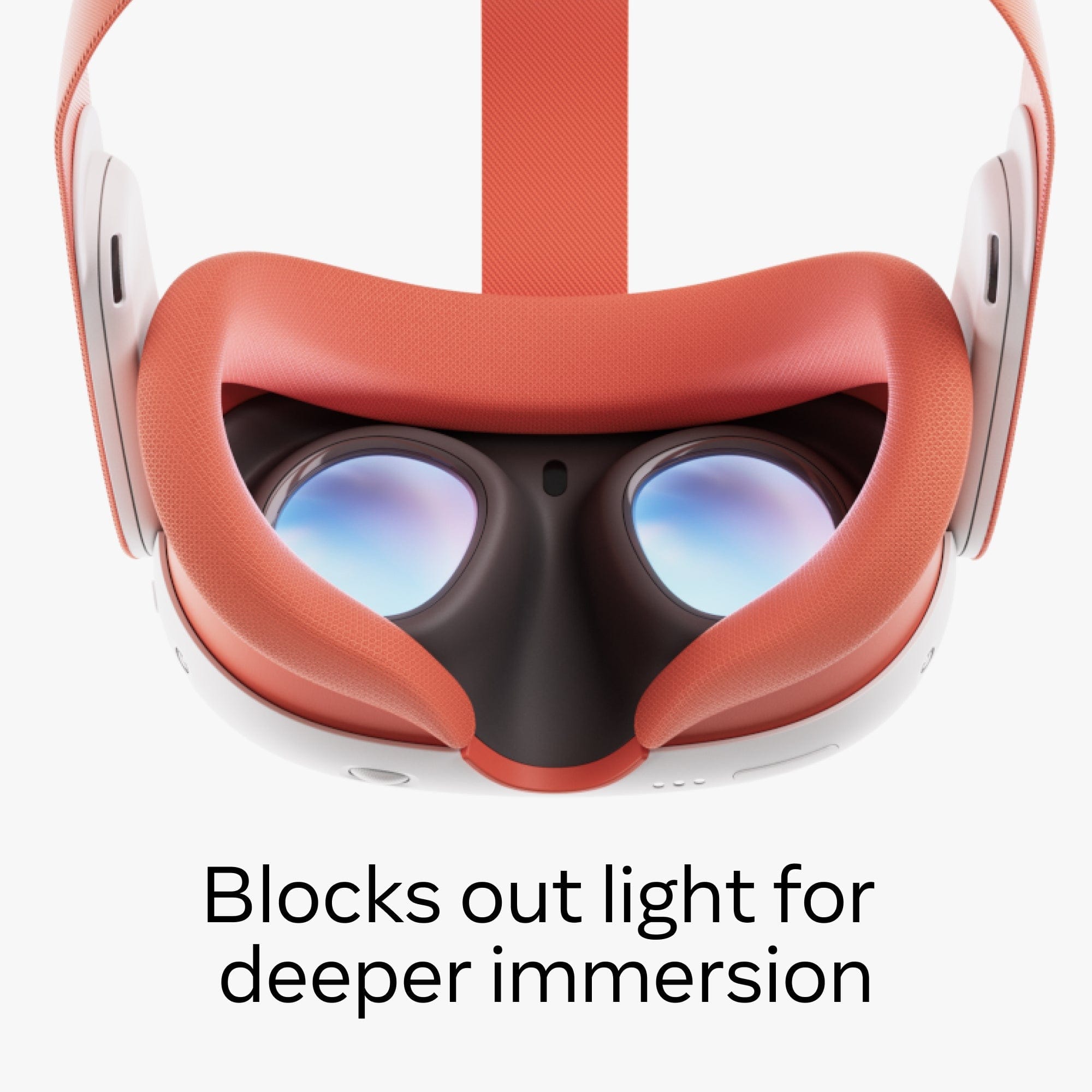 Meta Quest 3 Facial Interface & Head Strap (Blood Orange)