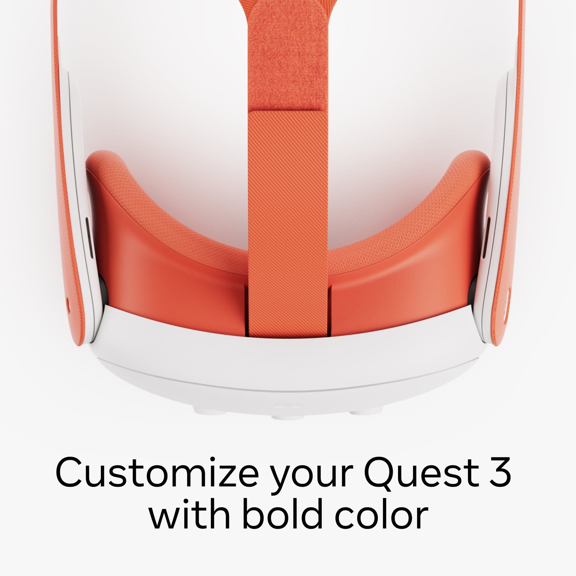 Meta Quest 3 Facial Interface & Head Strap (Blood Orange)