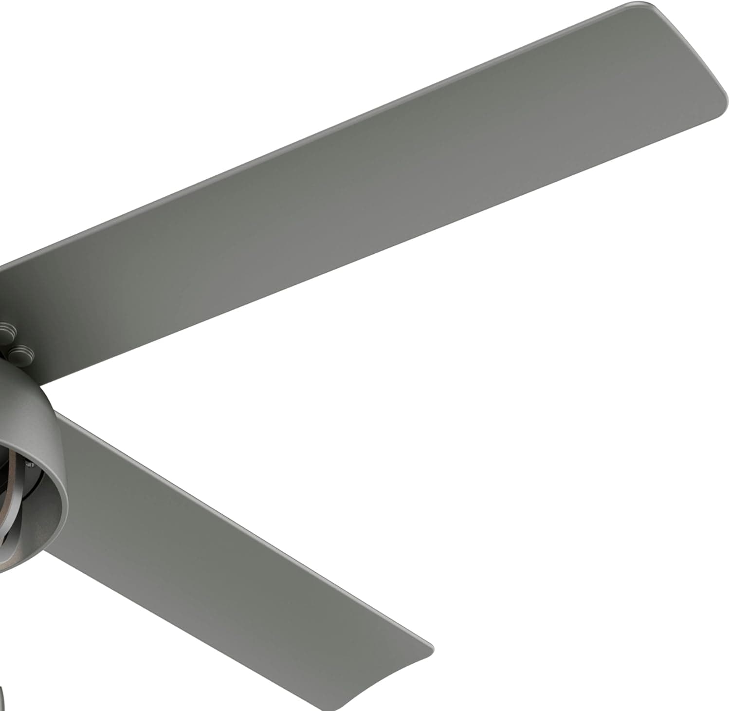 Hunter Fans 52" Spring Mill Indoor Outdoor Industrial Cage Style Ceiling Fan with Edison LED Light & Pull Chain, Matte Silver