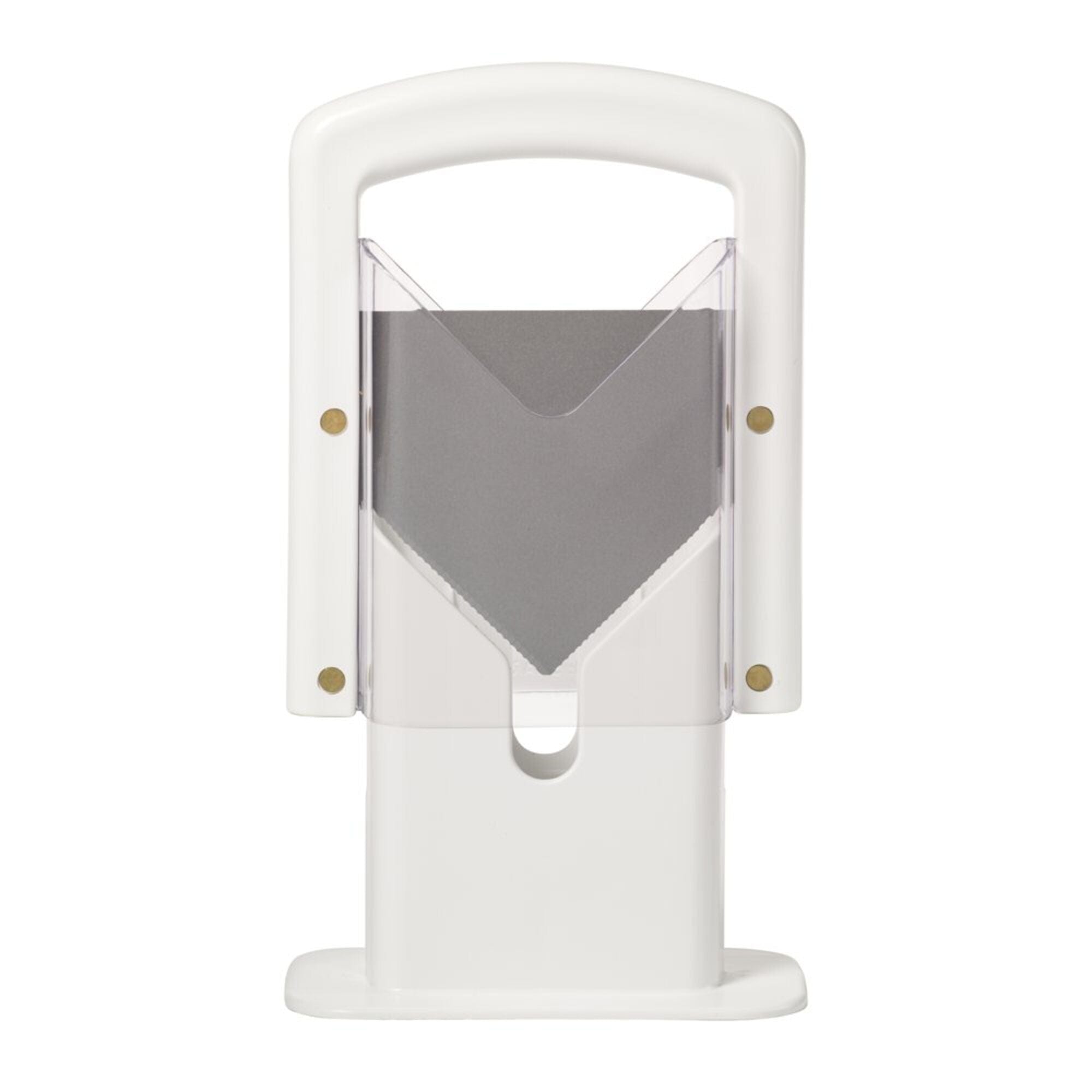 Hoan The Original Bagel Guillotine Universal Slicer, 9.25-Inch, White, High-Precision Slicer
