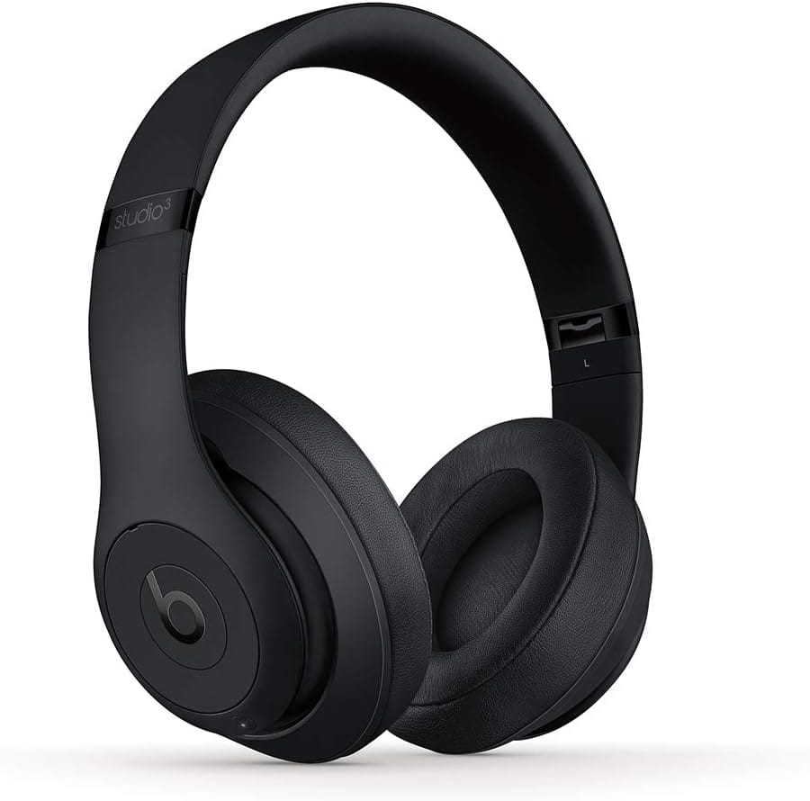 Beats Studio3 Wireless Noise-Cancelling Over-Ear Headphones, Matte Black