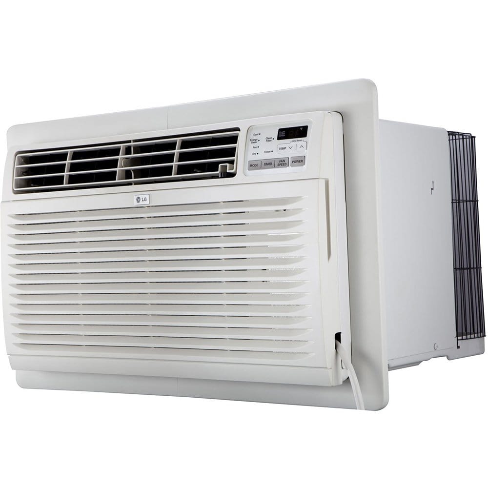 LG 11800 BTU 230V Through-the-Wall Air Conditioner with Remote, White