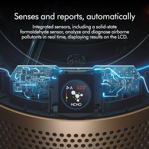 Dyson HP09 Purifier Hot+Cool Formaldehyde, White/Gold