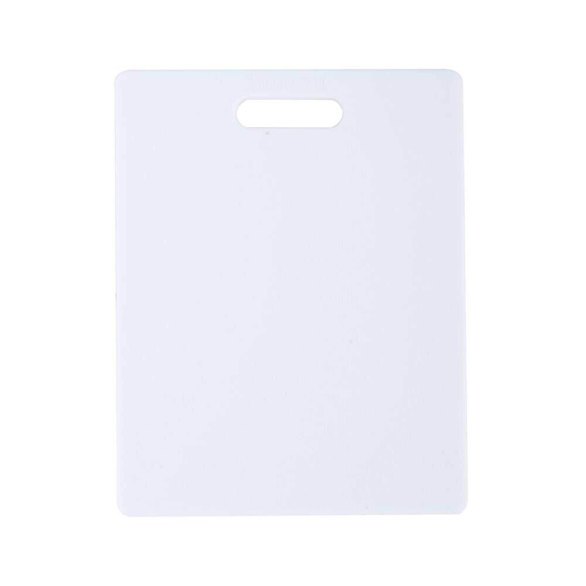 Farberware Plastic Cutting Board, 8x10 Inch, White