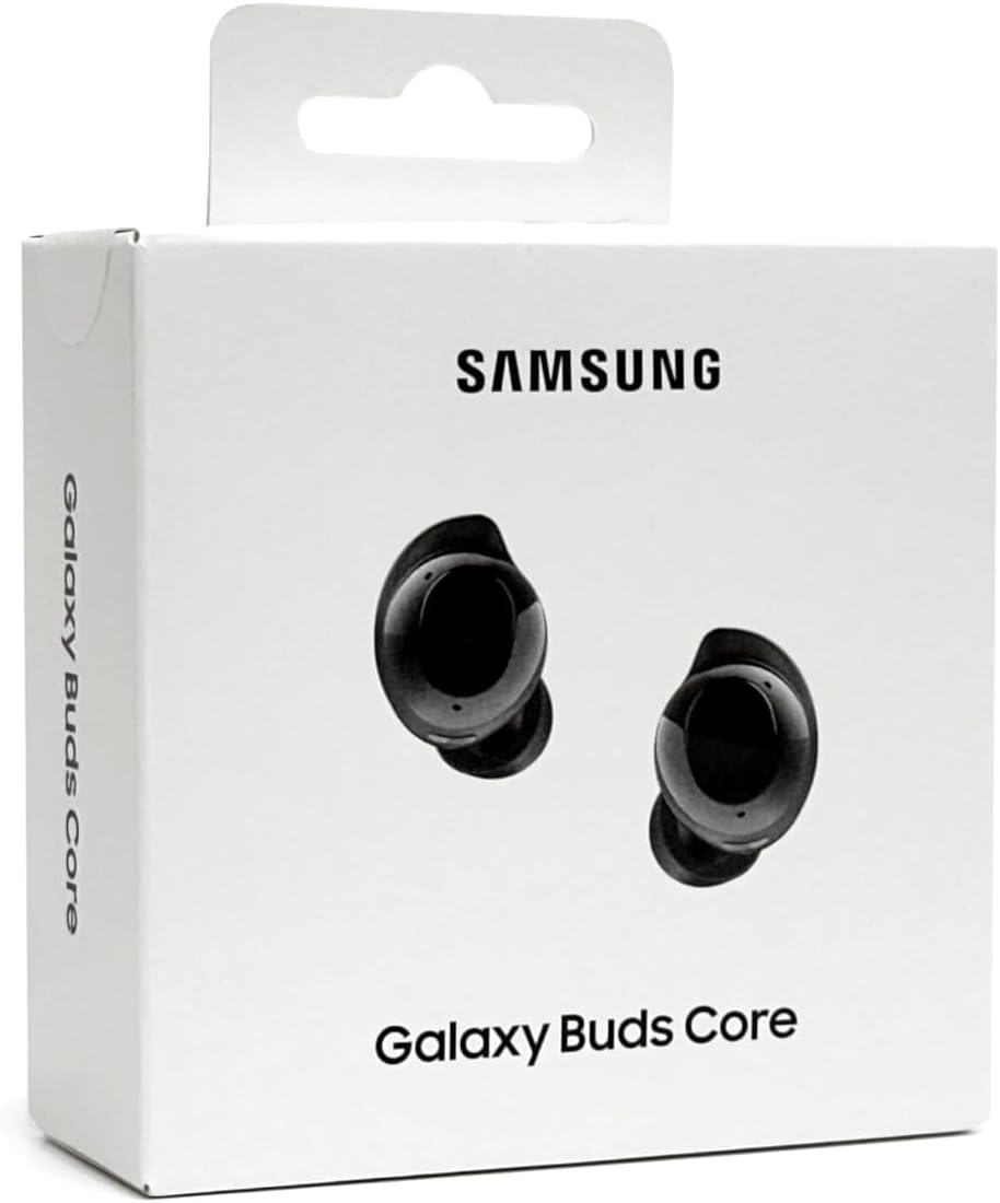 Samsung Galaxy Buds Core SM-R410 (2025), Bluetooth 5.4, Active Noise Cancelation, up to 35h Continuous Music Playblack, Black