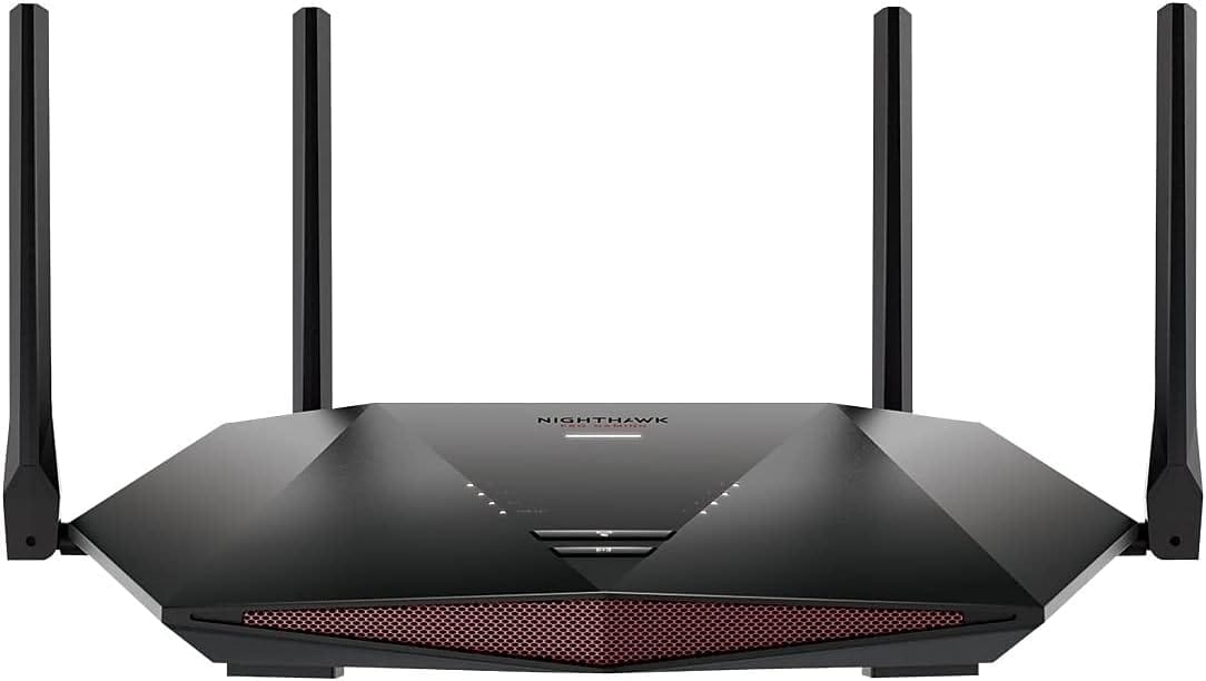 NETGEAR XR1000 Nighthawk Pro Gaming Router, AX5400, WiFi 6, DumaOS 3.0, 4x1G Ports, USB 3.0, Lag-Free Gaming, QoS, Geo-Fencing
