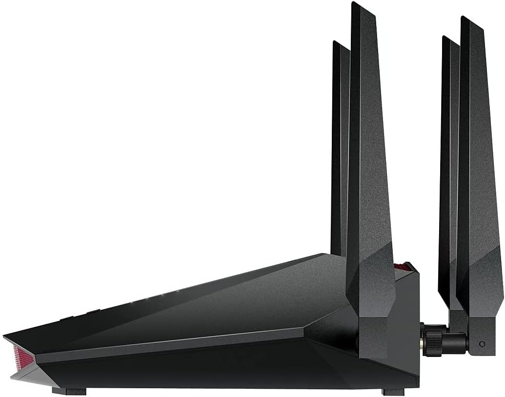 NETGEAR XR1000 Nighthawk Pro Gaming Router, AX5400, WiFi 6, DumaOS 3.0, 4x1G Ports, USB 3.0, Lag-Free Gaming, QoS, Geo-Fencing