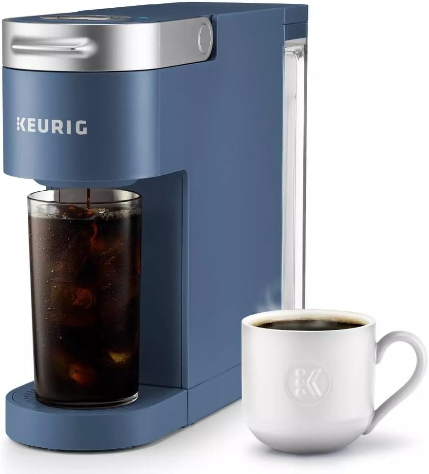 Keurig K-Iced Plus Single Serve Coffee Maker, Blue - Certified Refurbished