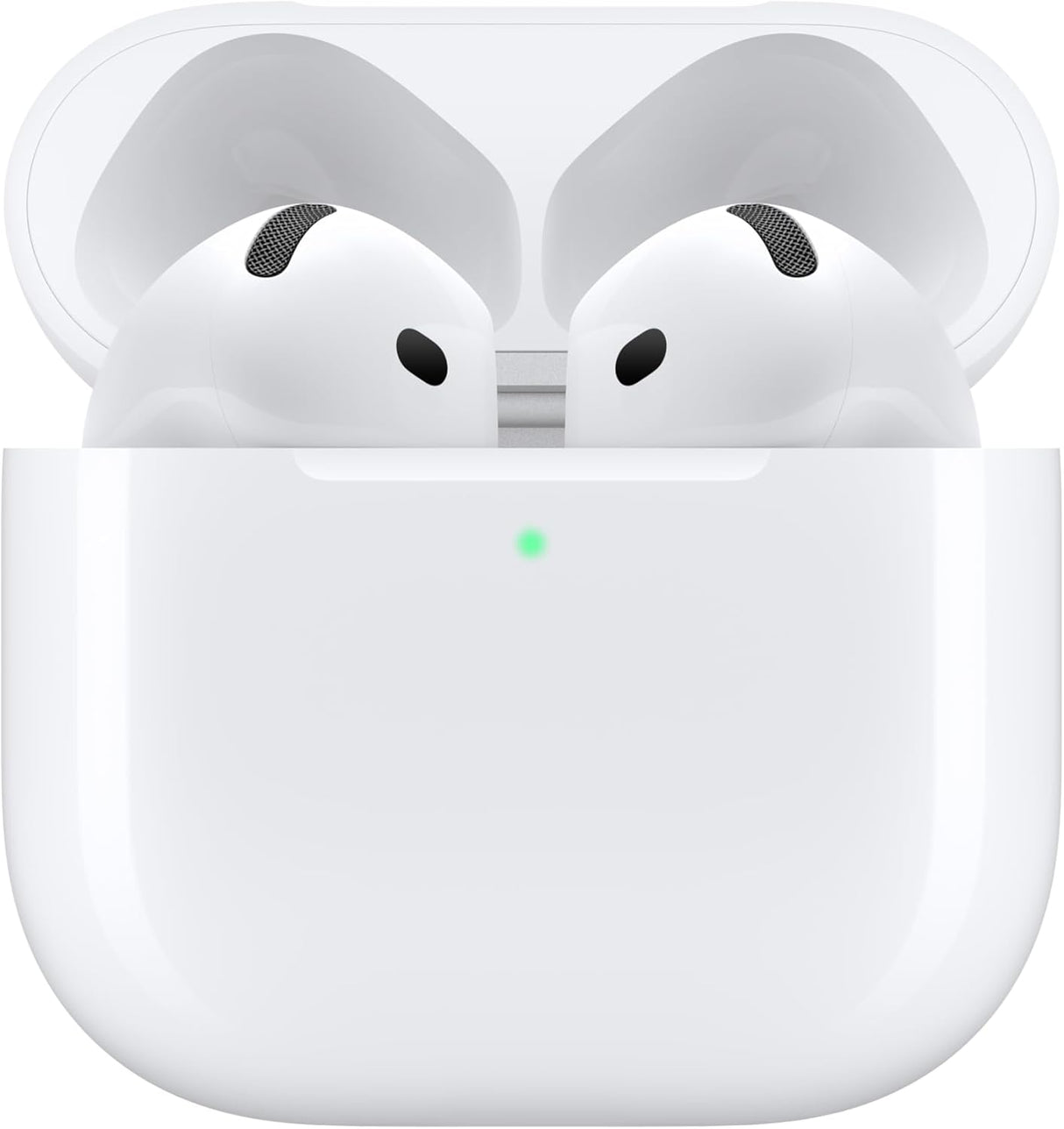 Apple AirPods 4 Wireless Earbuds with USB-C Charging Case, Bluetooth, H2 Chip, Sweat and Water Resistant, 30-Hour Battery Life, White