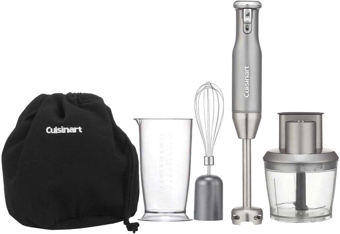 Cuisinart Variable Speed Immersion Blender with Food Processor - Certified Refurbished