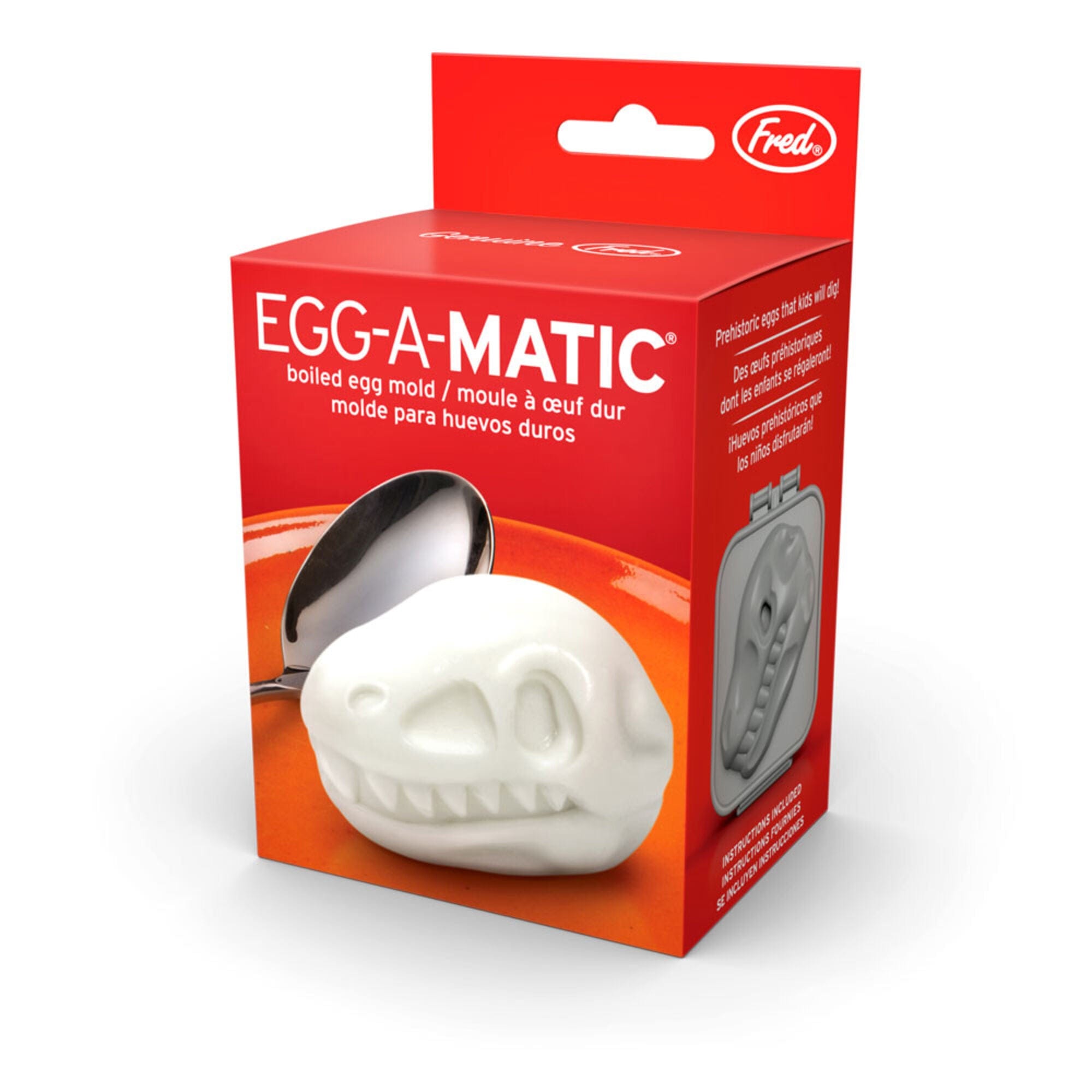 Genuine Fred Dino MATIC Hard-Boiled Egg Mold, Small