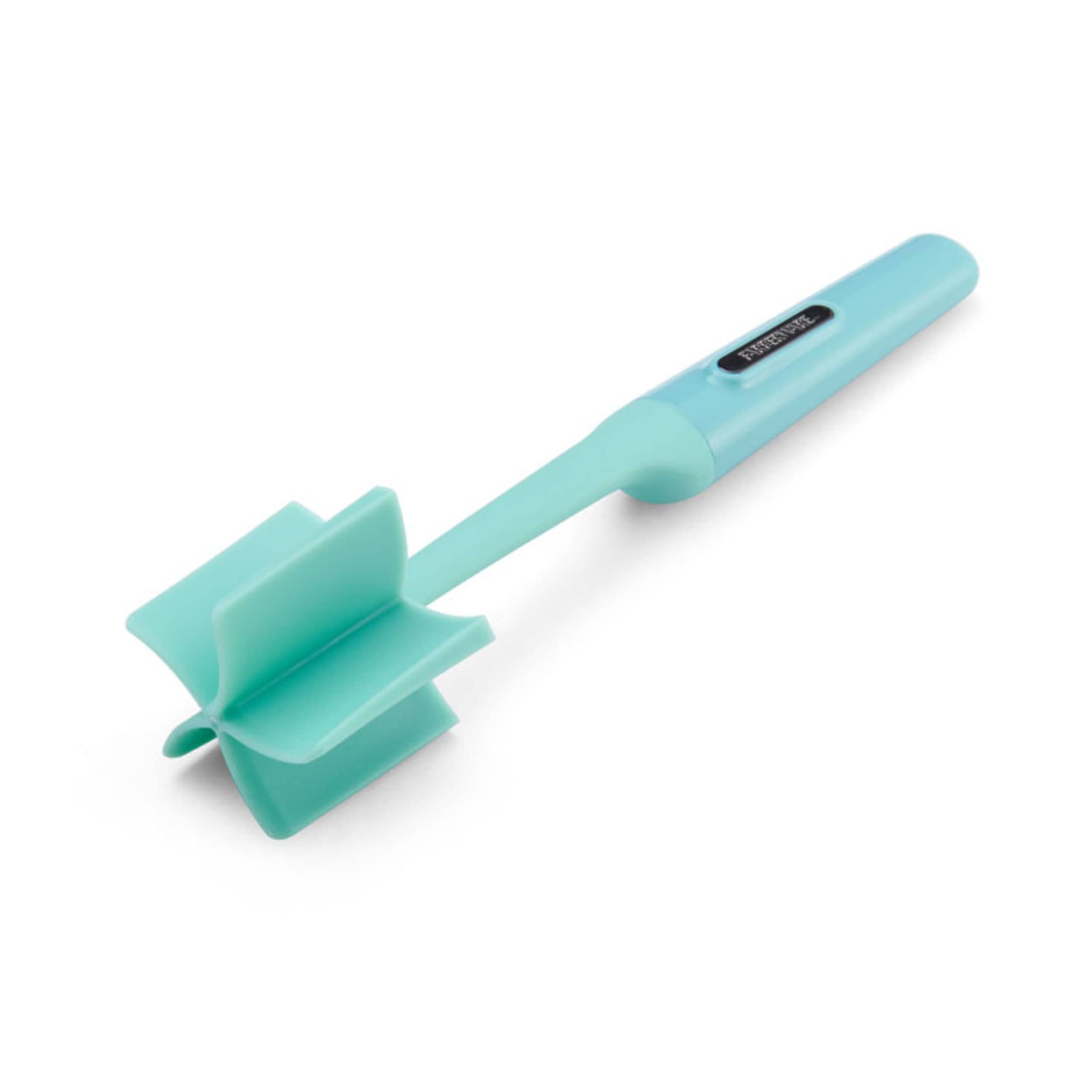 Farberware Heat Resistant Nylon Meat and Potato Masher, Safe for Non-Stick Cookware, Aqua Sky