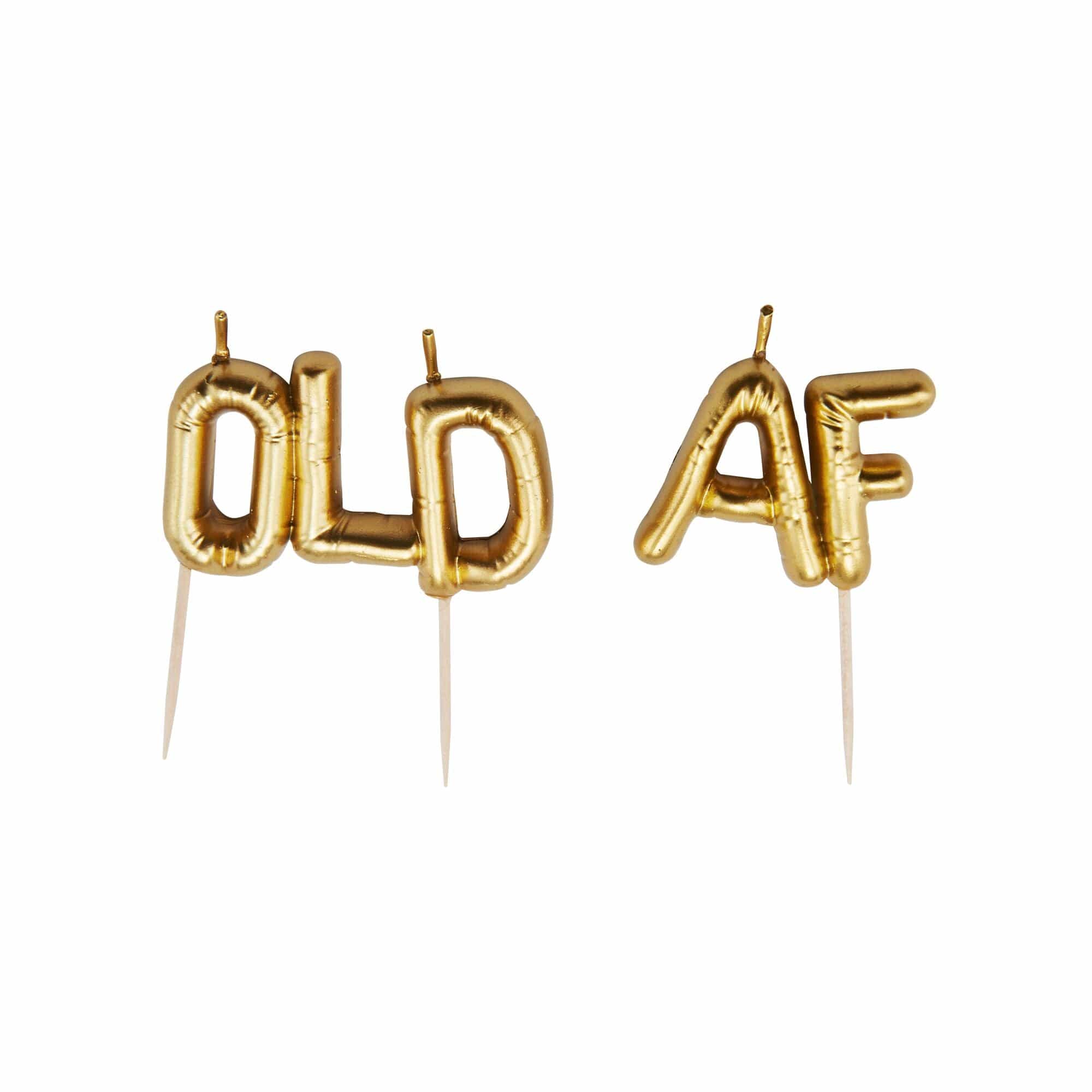 Genuine Fred LIGHTEN UP Birthday Candles, Old AF