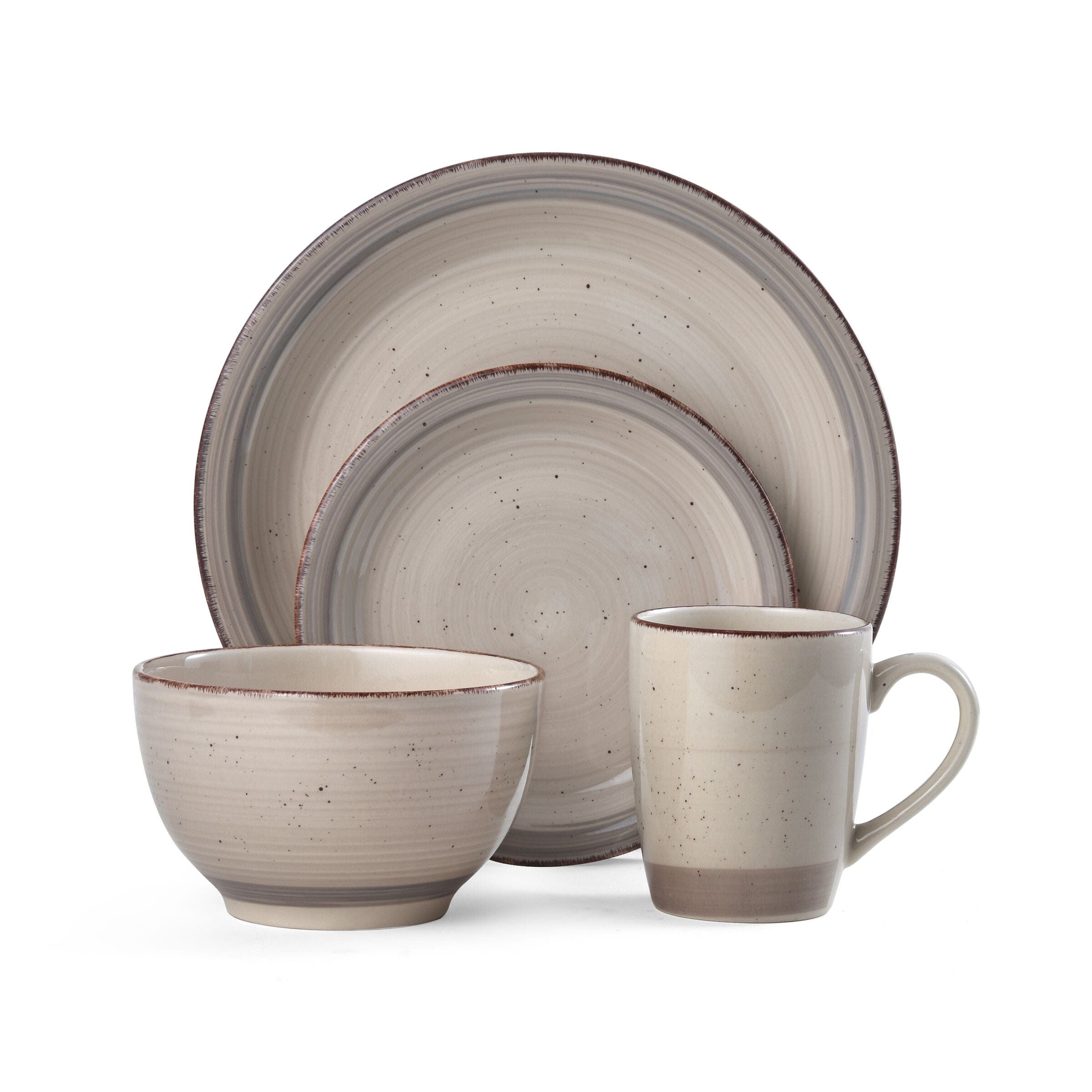Pfaltzgraff Sadie 16 piece Dinnerware Set, Service for 4, Cream