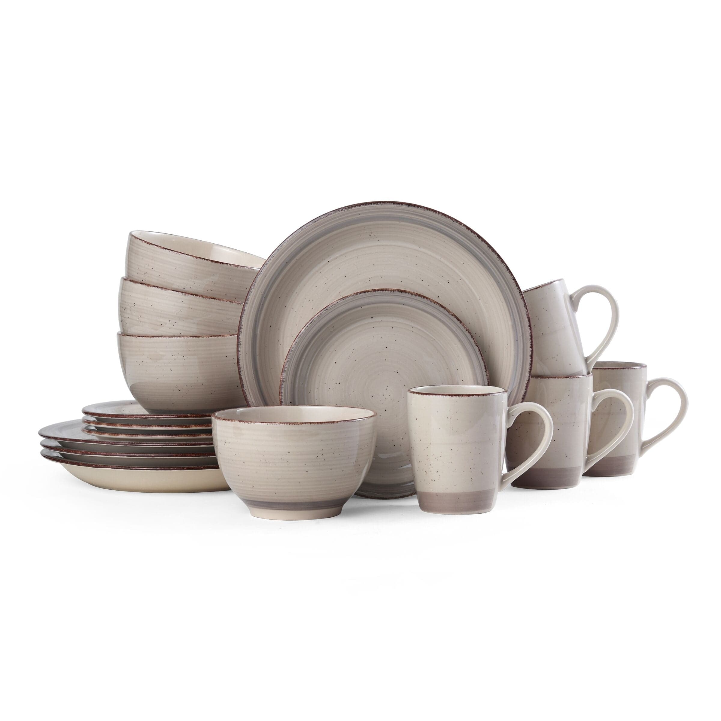 Pfaltzgraff Sadie 16 piece Dinnerware Set, Service for 4, Cream