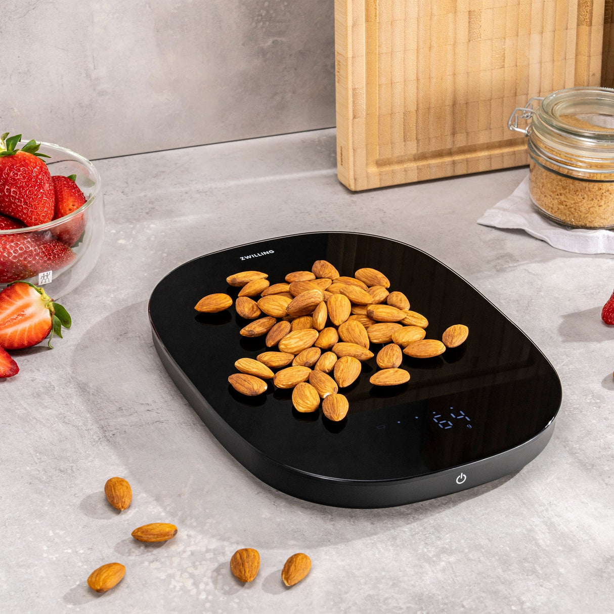 Zwilling Enfinigy Wireless 2-in-1 Charging Kitchen Scale, Black