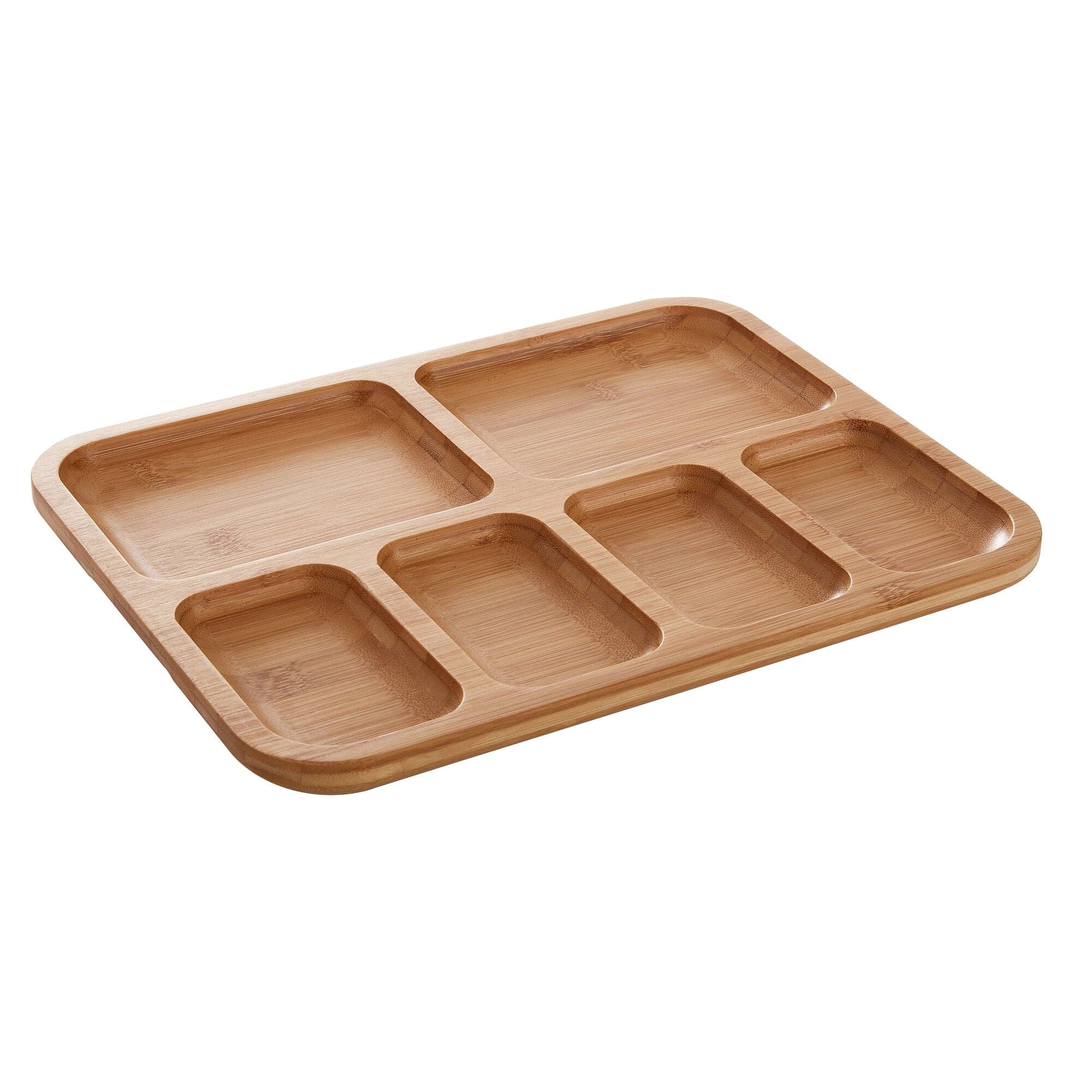 Farberware Build-a-Board Cutting Board with Compartments and Clear Locking Lid for Charcuterie, Snacks, and More-Make it. Take it. Enjoy it, 11x14 Inch, Bamboo