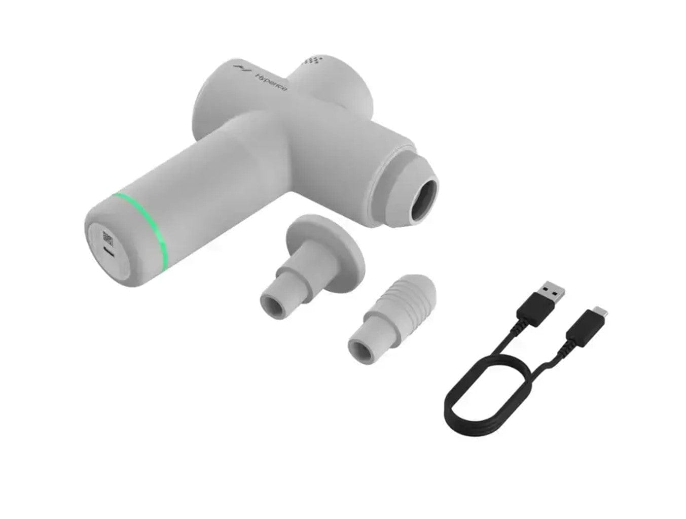 Hyperice Hypervolt Go 2 3-Speed 2-Heads Handheld Percussion Massage Gun, Gray - Certified Refurbished