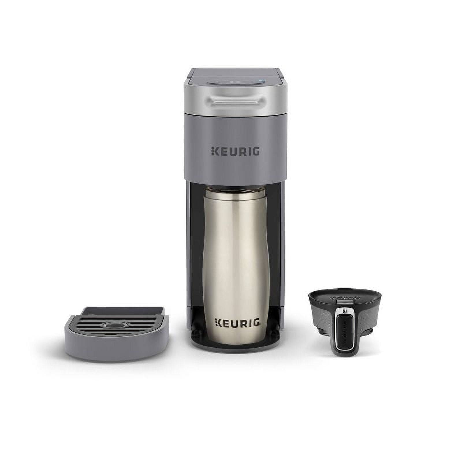 Keurig K-Slim + ICED Single Serve Coffee Maker, Hot & Cold Brewing, 3 Brew Sizes, 46oz Removable Reservoir, Gray - Open Box